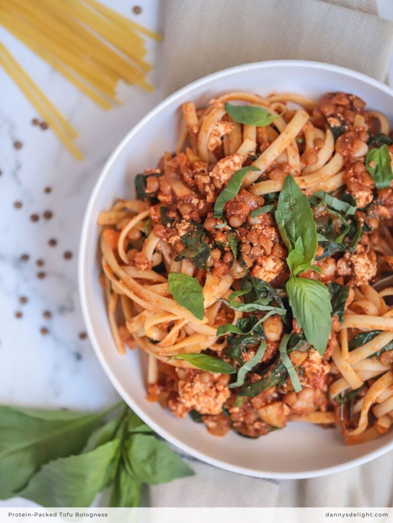 Protein-Packed Tofu Bolognese
