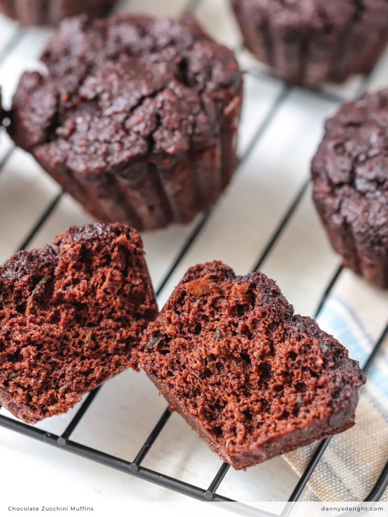 Chocolate Zucchini Muffins