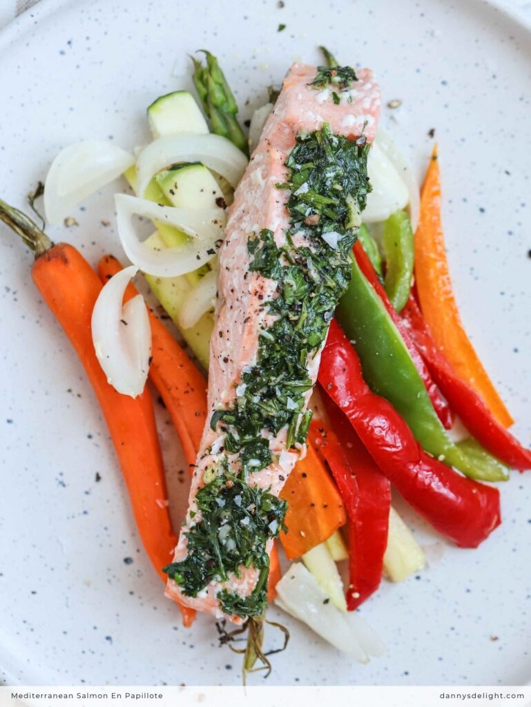 Mediterranean Salmon En Papillote