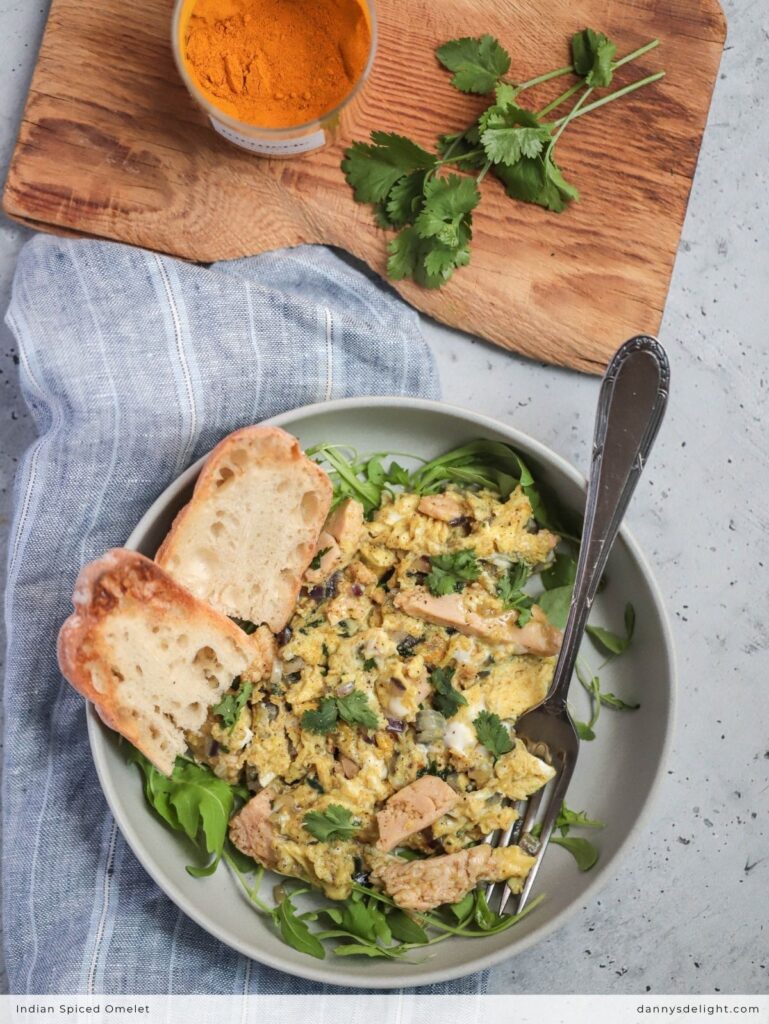 Indian Spiced Omelet
