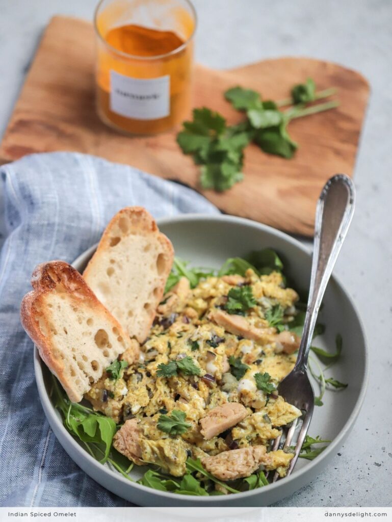 Indian Spiced Omelet