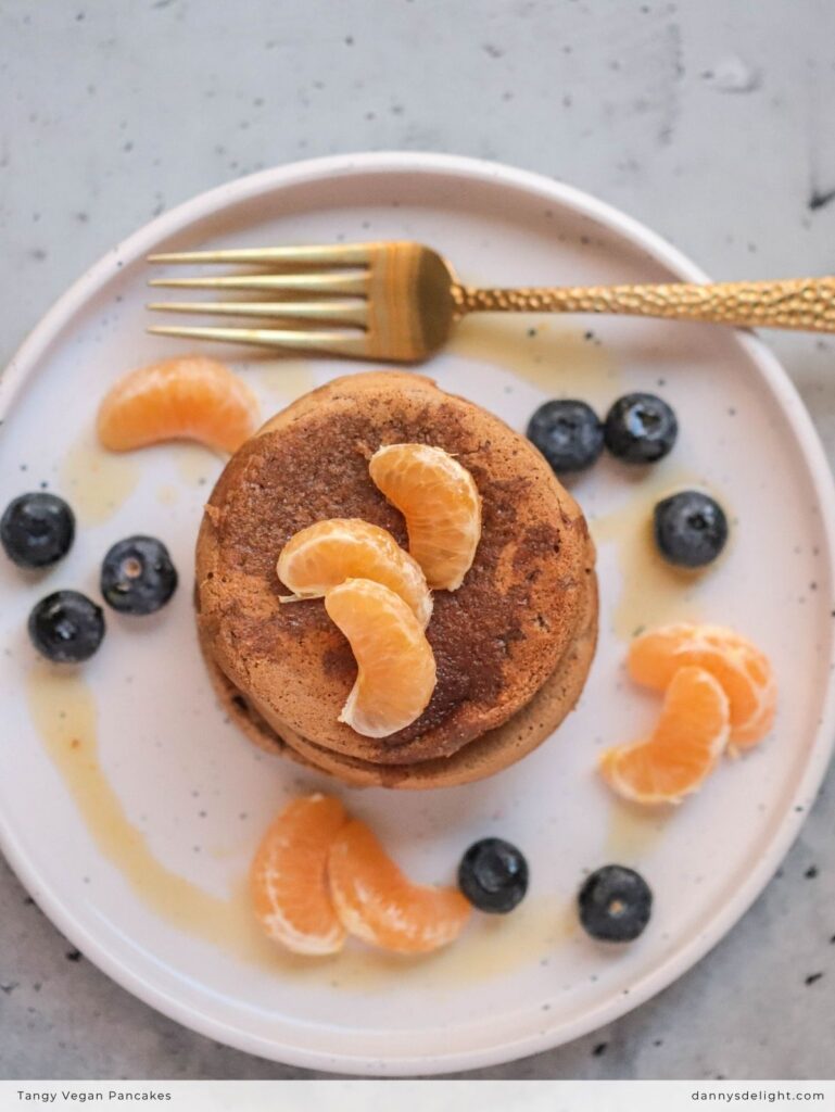 Tangy Vegan Pancakes