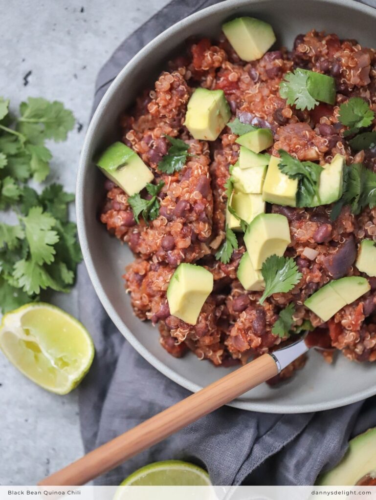 Black Bean Quinoa Chili