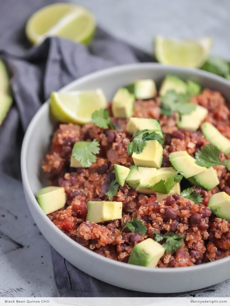 Black Bean Quinoa Chili