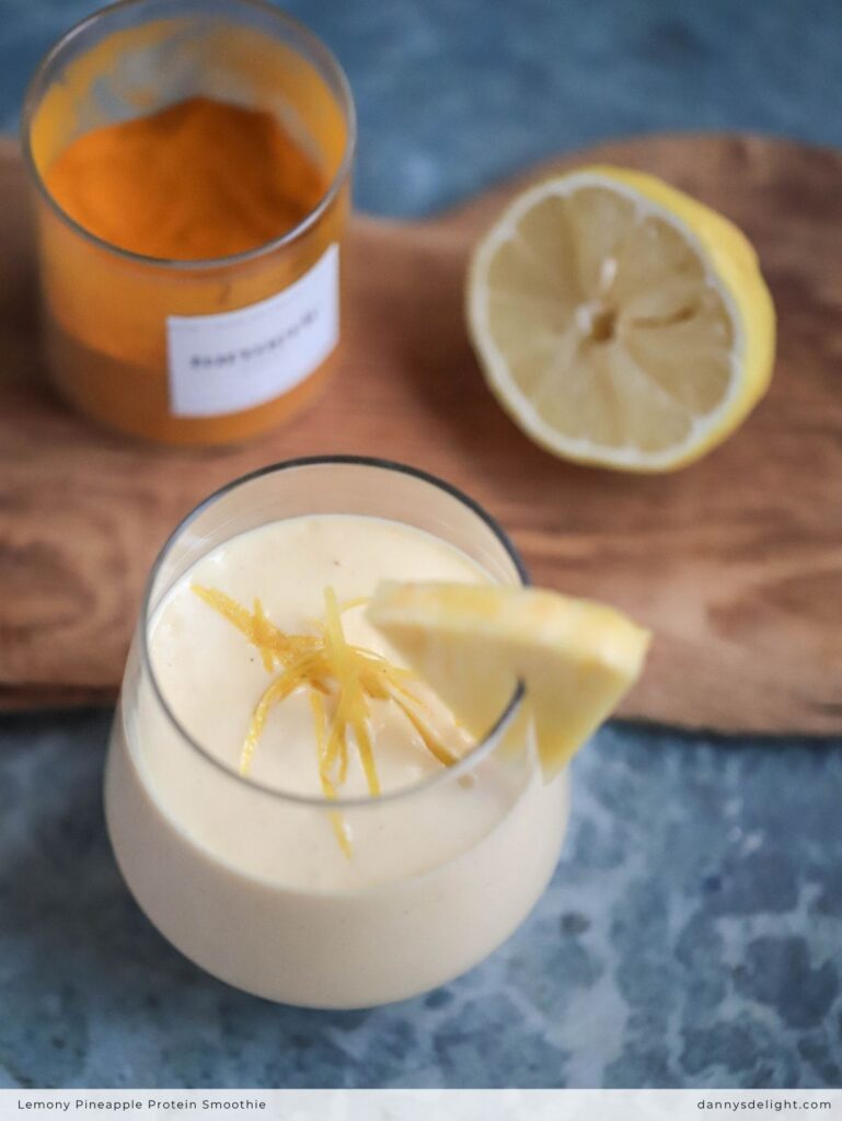 Lemony Pineapple Protein Smoothie