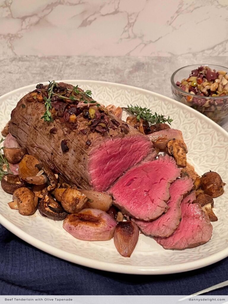 Beef Tenderloin with Olive Tapenade