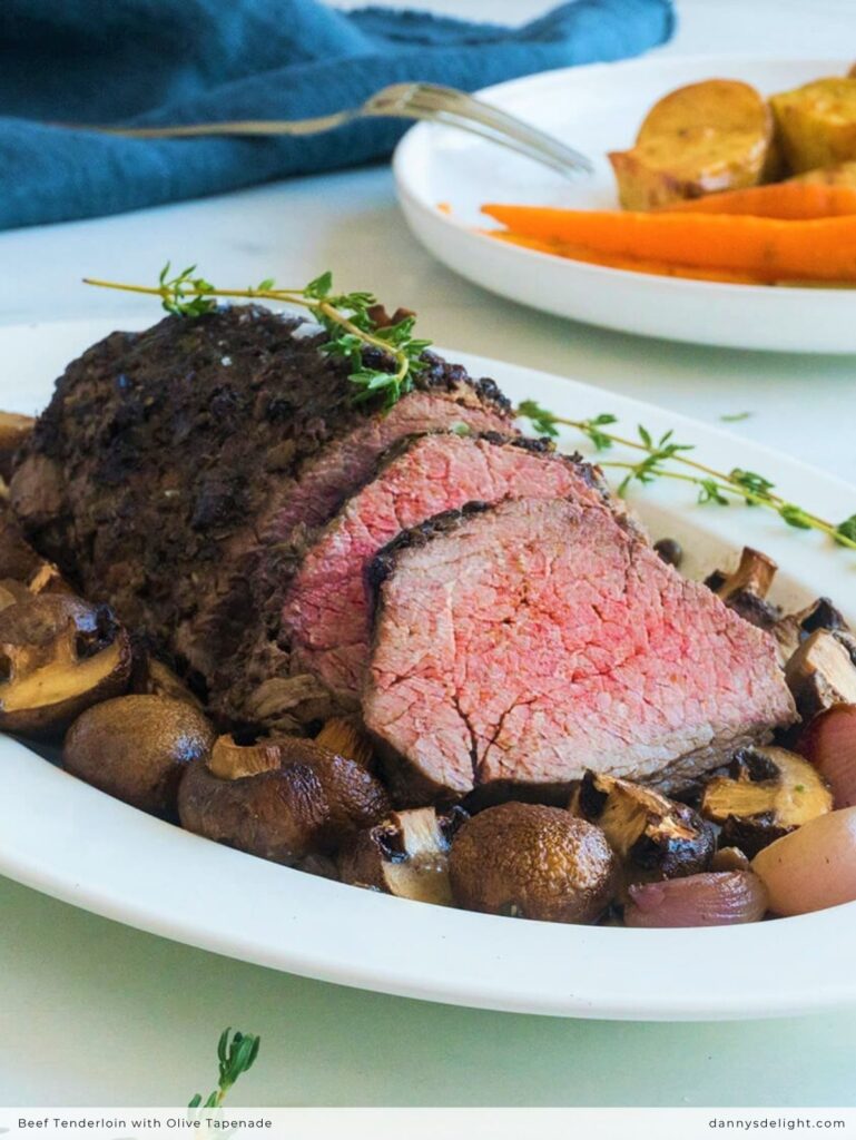 Beef Tenderloin with Olive Tapenade